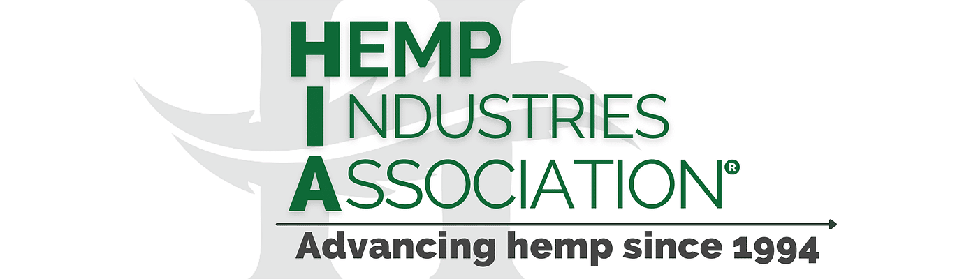 The Hemp Industries Association logo and tagline