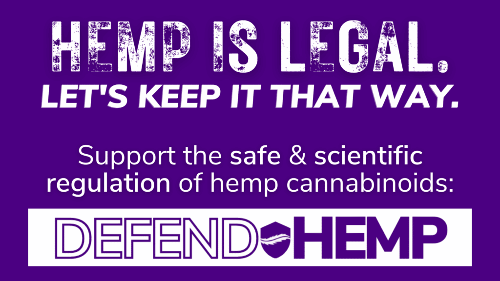 Keep hemp safe, keep it legal